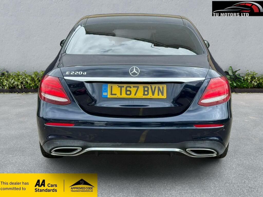 Mercedes-Benz E Class Saloon 2.0 E220d Amg Line G-tronic Euro 6 Ss 4 LT67BVN Blue #6