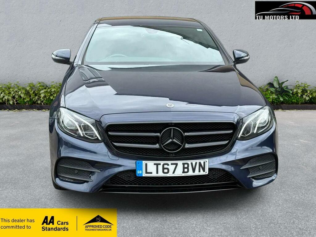 Mercedes-Benz E Class Saloon 2.0 E220d Amg Line G-tronic Euro 6 Ss 4 LT67BVN Blue #2