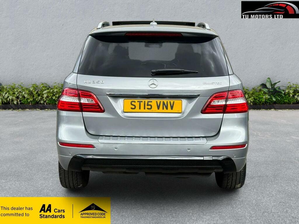 Mercedes-Benz M Class Estate Ml250 Bluetec Amg Line Premium 201565 Silver #7