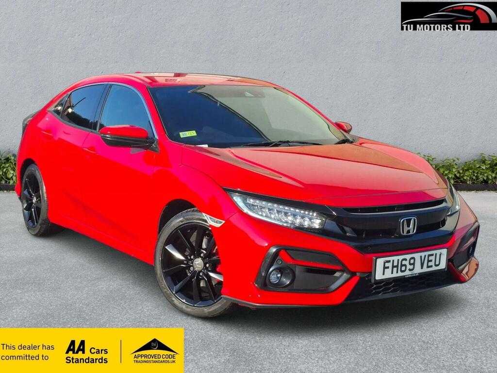 Honda Civic Hatchback 1.0 Vtec Turbo Sr Euro 6 Ss 2020 Red