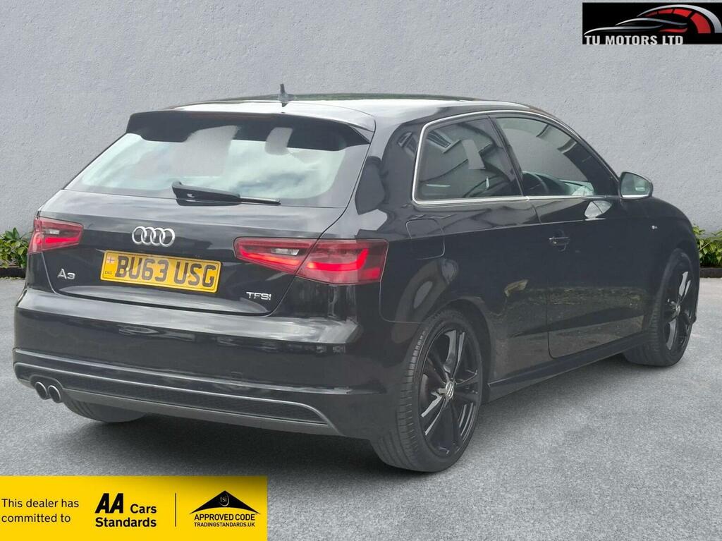 Audi A3 1.8 Tfsi S Line S Tronic Euro 6 Ss Black #3