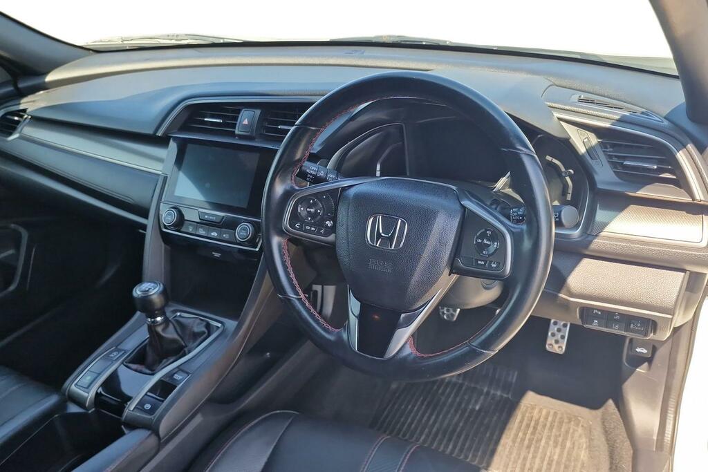 Honda Civic Honda Civic 1.0 Vtec Turbo Sport Line Hatchback... SJ68FXK White #2
