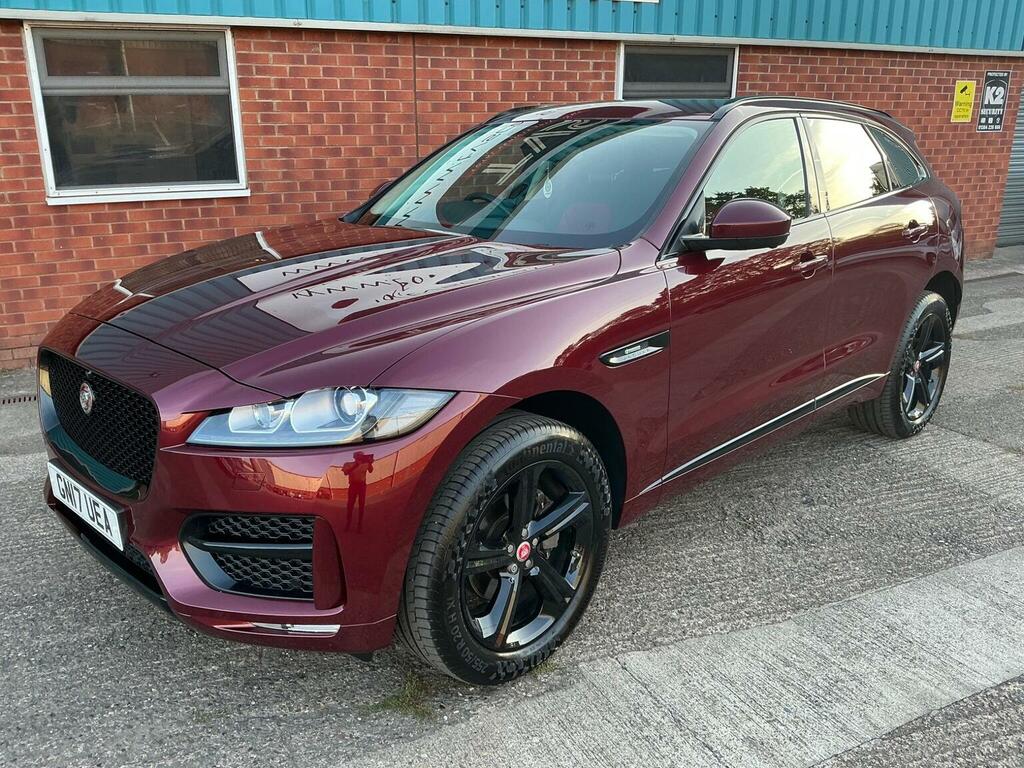 Jaguar F-Pace 2.0 D180 R-sport Awd Euro 6 Ss Red #2