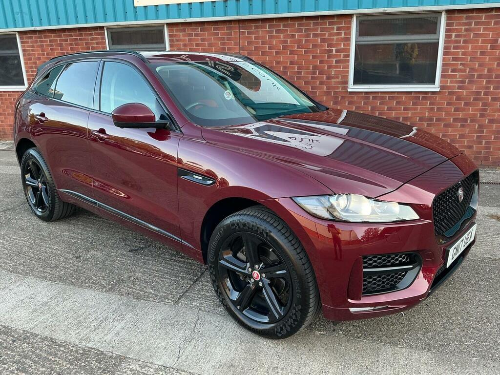 Jaguar F-Pace 2.0 D180 R-sport Awd Euro 6 Ss Red #4