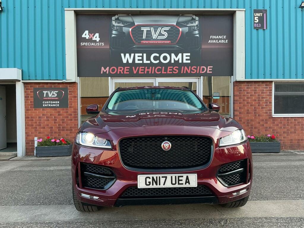 Jaguar F-Pace 2.0 D180 R-sport Awd Euro 6 Ss Red #3