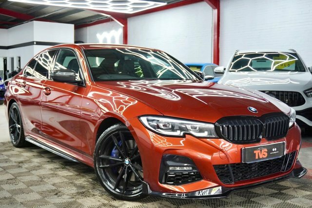 BMW 3 Series 2.0 320D Mht M Sport Saloon Hybrid Orange