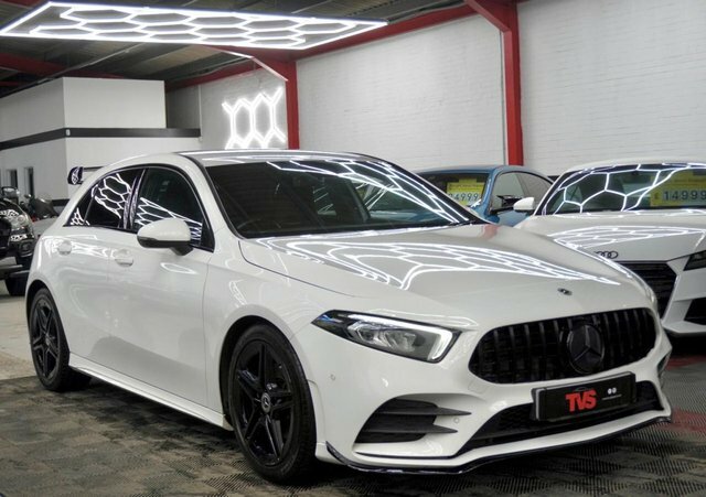 Mercedes-Benz A Class 1.5 A180d Amg Line Premium Hatchback White #4