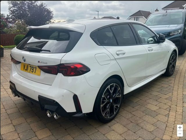 BMW 1 Series 2.0 M135i Hatchback Dct Xdrive Euro 6 VJI797 White #3