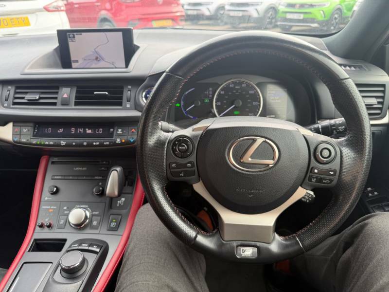 Lexus CT F Sport Red #13
