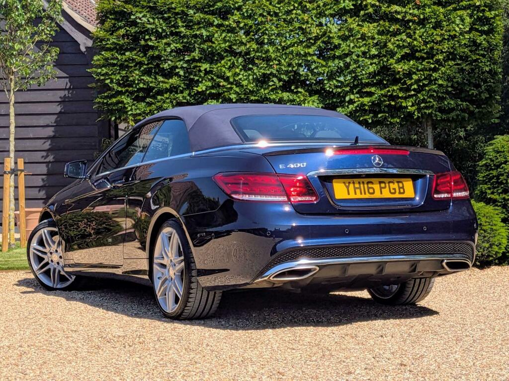 Mercedes-Benz E Class 3.5 E400 V6 Amg Line Edition Cabriolet G-tronic E Blue #2