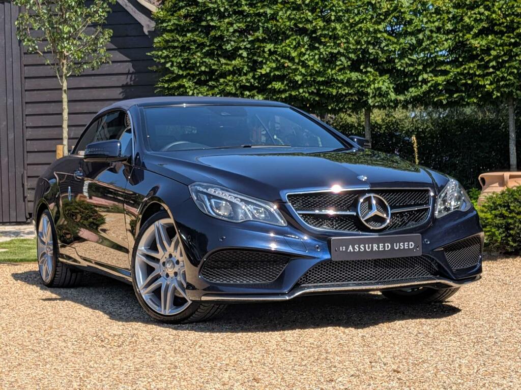 Mercedes-Benz E Class 3.5 E400 V6 Amg Line Edition Cabriolet G-tronic E Blue