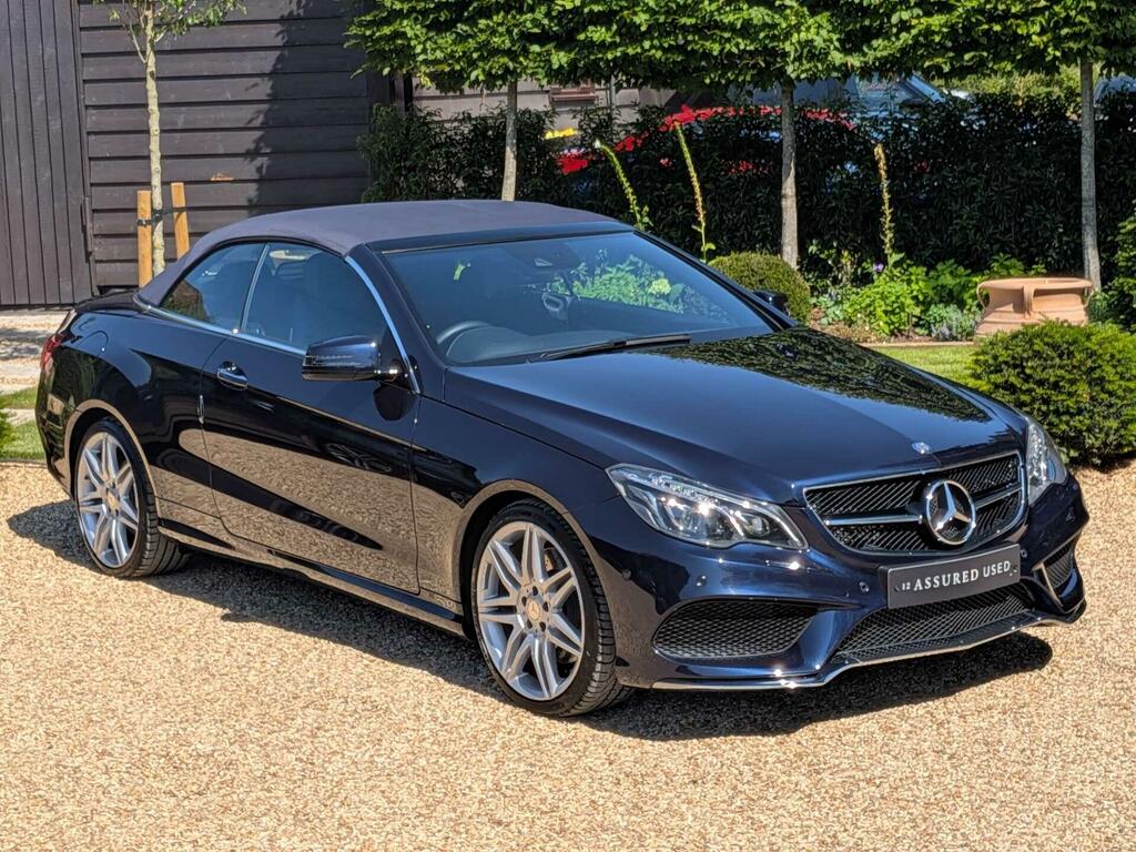 Mercedes-Benz E Class 3.5 E400 V6 Amg Line Edition Cabriolet G-tronic E Blue #4