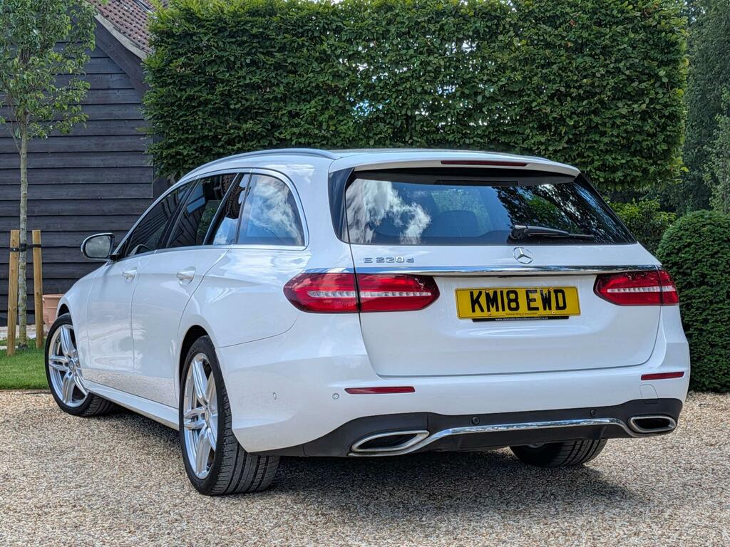 Mercedes-Benz E Class 2.0 E220d Amg Line G-tronic Euro 6 Ss White #2