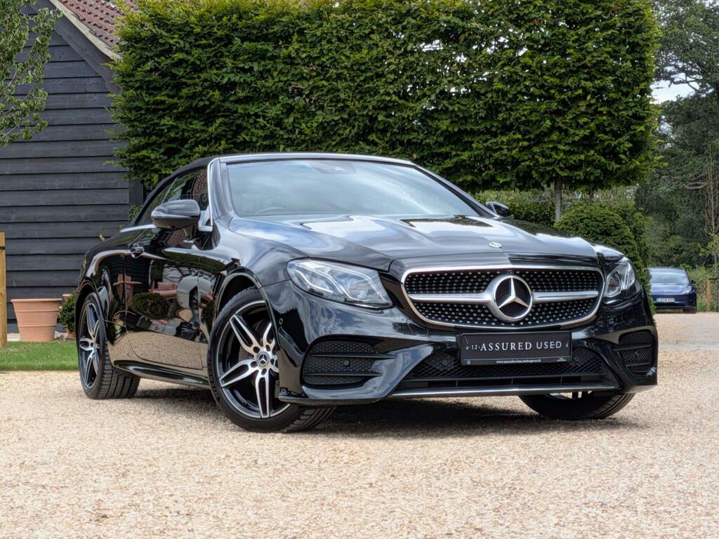Mercedes-Benz E Class 2.0 E220d Amg Line Cabriolet G-tronic Euro 6 Ss Black