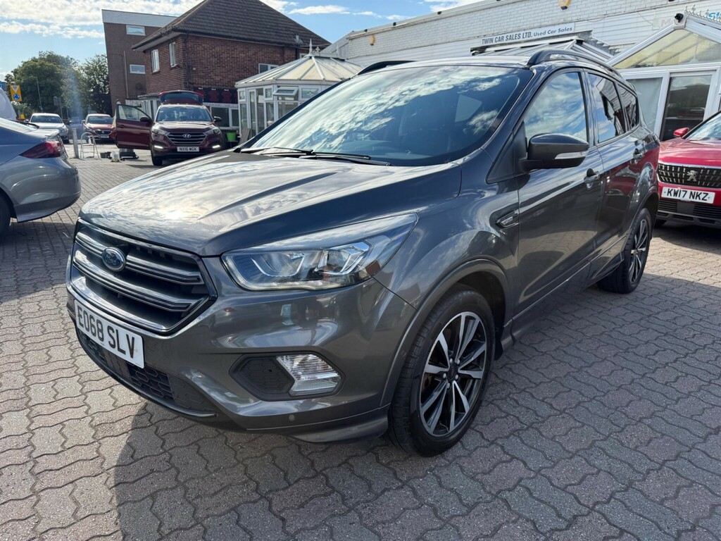 Ford Kuga 2.0 Tdci St-line Powershift Euro 6 EO68SLV Grey #4