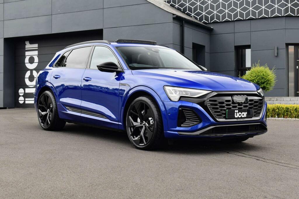 Audi Q8 e tron Suv 55 Black Edition Quattro 114Kwh 11Kw Blue