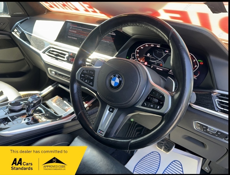 BMW X7 7 Seater Xdrive 3.0D ST69XZX White #3