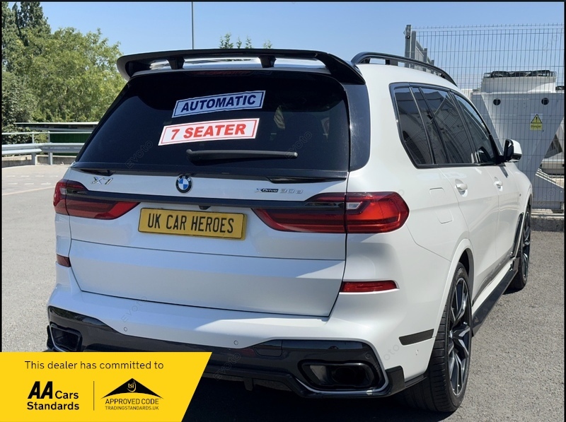 BMW X7 7 Seater Xdrive 3.0D ST69XZX White #2
