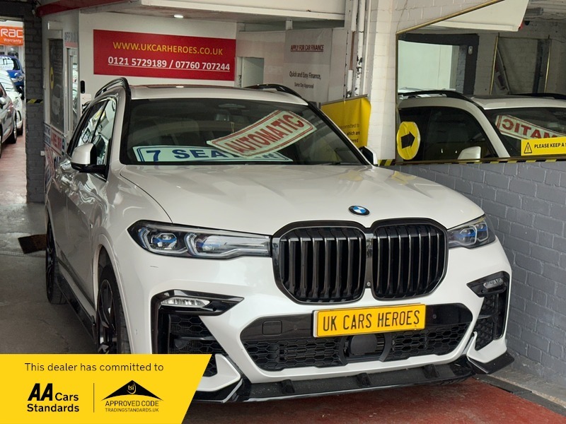 BMW X7 7 Seater Xdrive 3.0D White