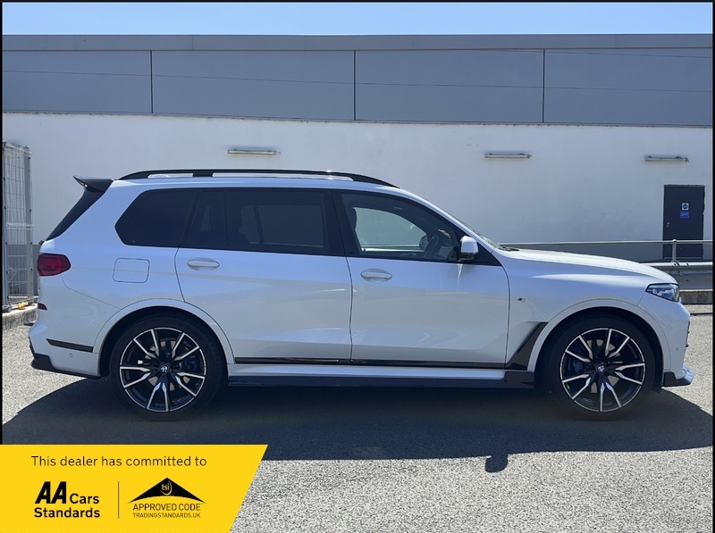 BMW X7 7 Seater Xdrive 3.0D ST69XZX White #5
