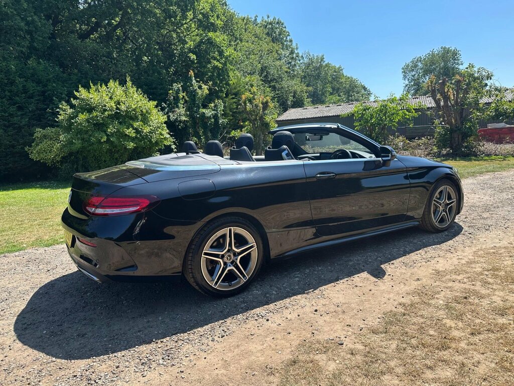 Mercedes-Benz C Class 2.0 C220d Amg Line Premium Cabriolet G-tronic E KM69GOA Black #2
