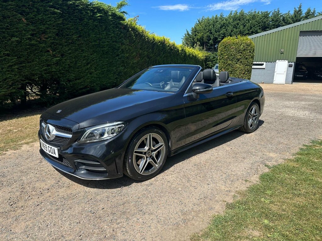 Mercedes-Benz C Class 2.0 C220d Amg Line Premium Cabriolet G-tronic E Black