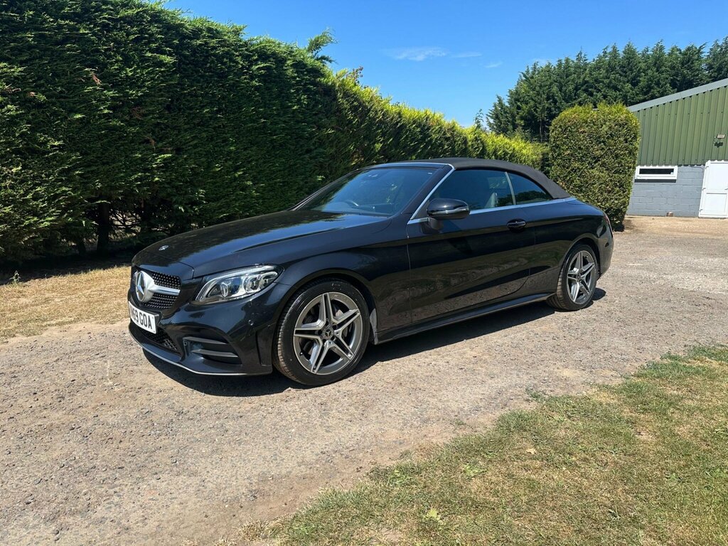 Mercedes-Benz C Class 2.0 C220d Amg Line Premium Cabriolet G-tronic E KM69GOA Black #6