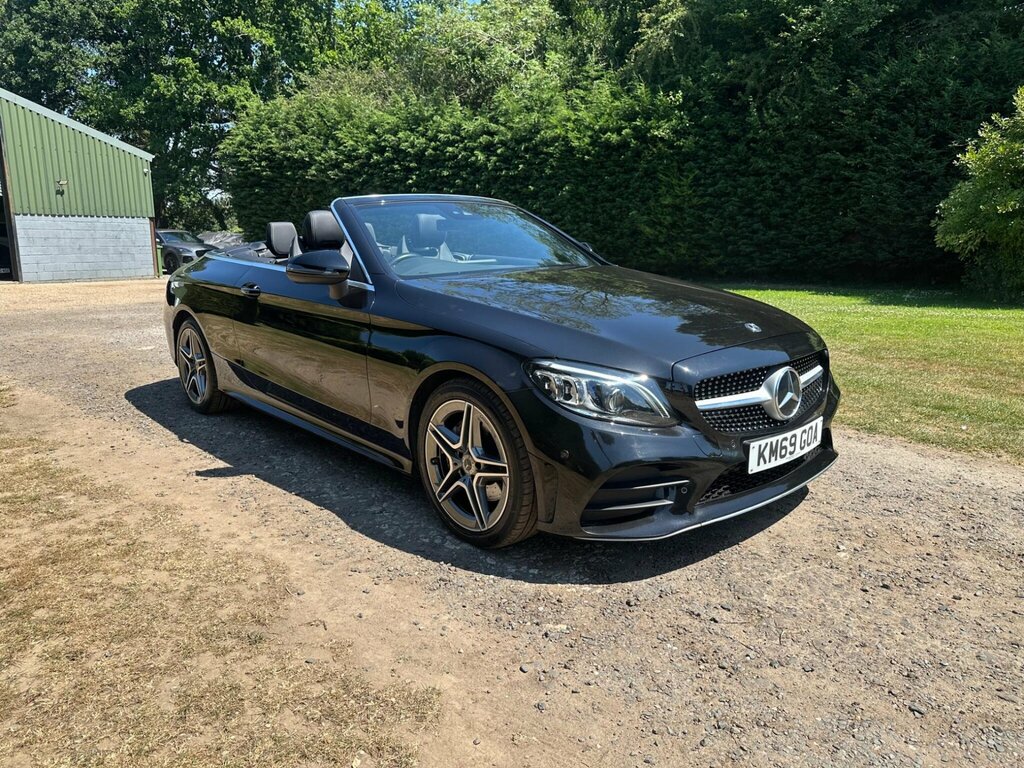 Mercedes-Benz C Class 2.0 C220d Amg Line Premium Cabriolet G-tronic E KM69GOA Black #4