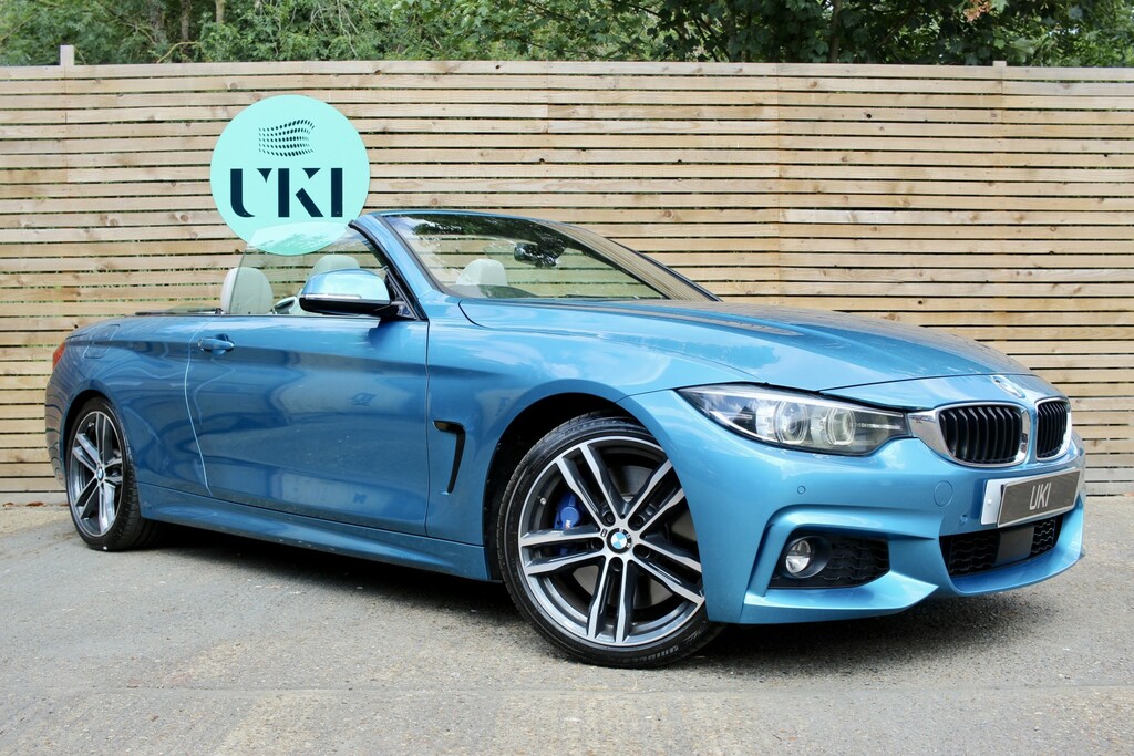 BMW 4 Series 3.0 440I M Sport Convertible Blue #2