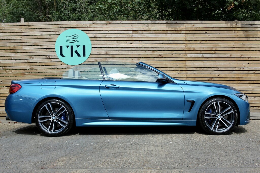 BMW 4 Series 3.0 440I M Sport Convertible Blue #4
