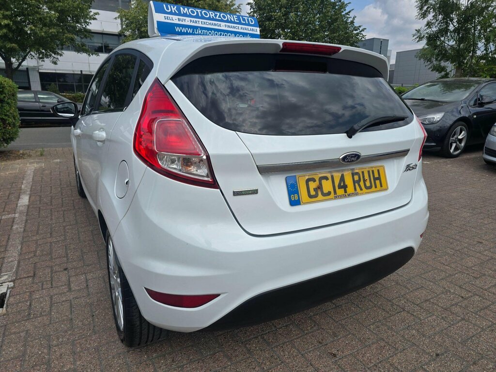 Ford Fiesta 1.0T Ecoboost Titanium Euro 5 Ss White #5