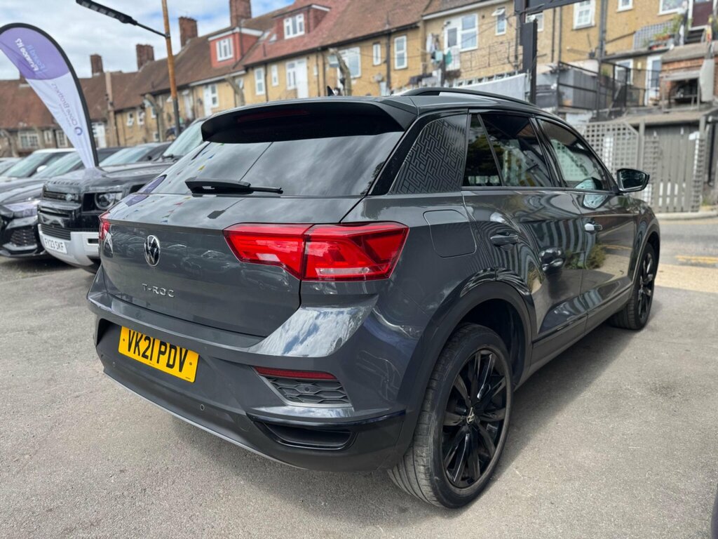 Volkswagen T-Roc 1.5 Tsi Evo Black Edition Dsg Euro 6 Ss VK21PDV Grey #5