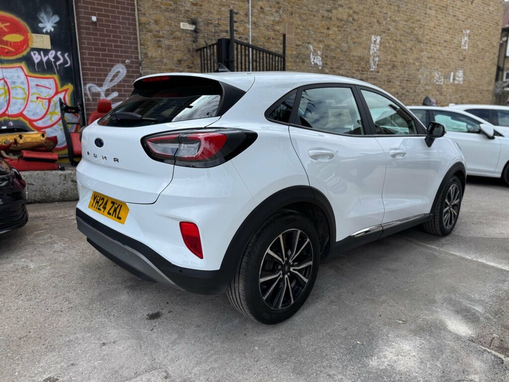 Ford Puma 1.0T Ecoboost Mhev Titanium Dct Euro 6 Ss YH24ZKL White #4
