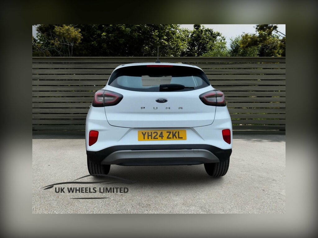 Ford Puma 1.0T Ecoboost Mhev Titanium Dct Euro 6 Ss YH24ZKL White #3