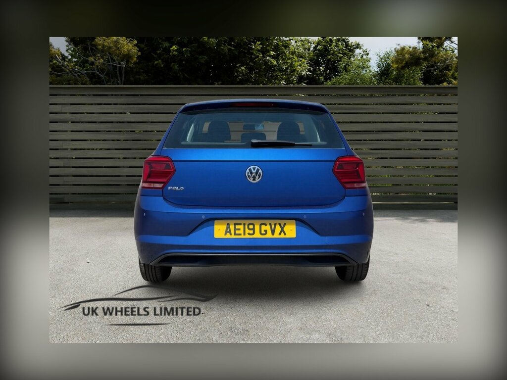 Volkswagen Polo 1.0 Tsi Se Dsg Euro 6 Ss AE19GVX Blue #3