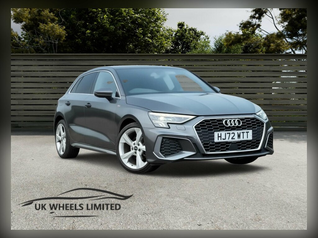 Audi A3 1.0 Tfsi 30 S Line Sportback S Tronic Euro 6 Ss Grey