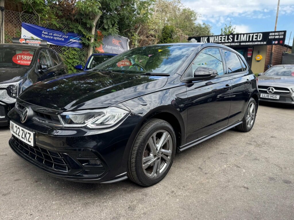 Volkswagen Polo 1.0 Tsi R-line Dsg Euro 6 Ss ML22ZKZ Black #3