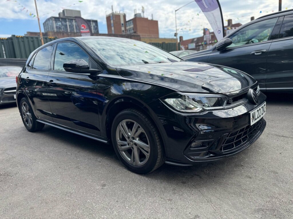 Volkswagen Polo 1.0 Tsi R-line Dsg Euro 6 Ss ML22ZKZ Black #5