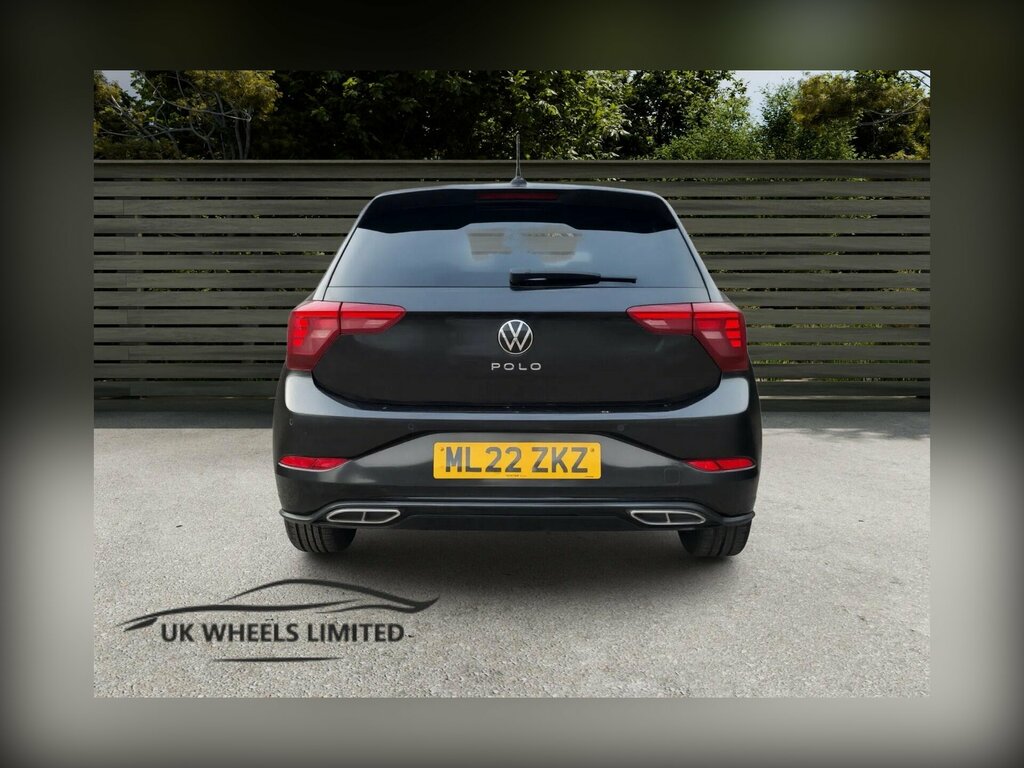 Volkswagen Polo 1.0 Tsi R-line Dsg Euro 6 Ss ML22ZKZ Black #6