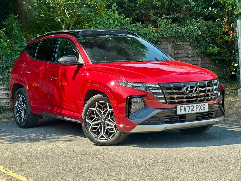 Hyundai Tucson 1.6 H T-gdi N Line S Euro 6 Ss FV72PXS Red #4