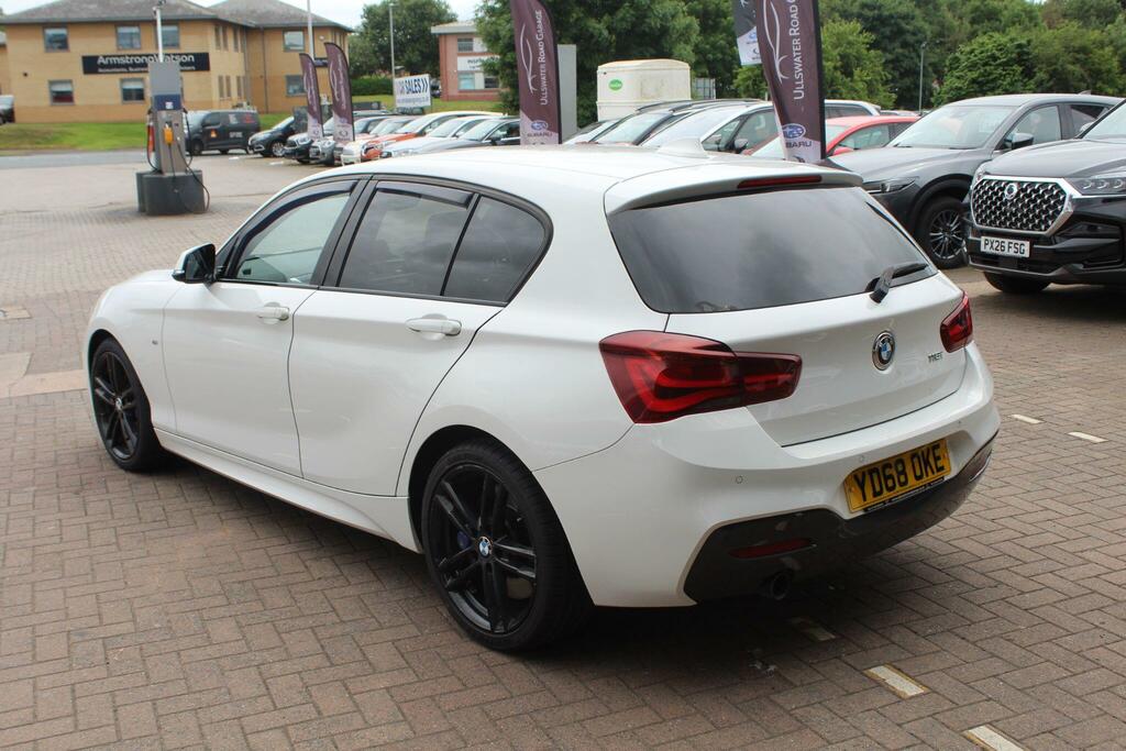 BMW 1 Series Hatchback YD68OKE White #4