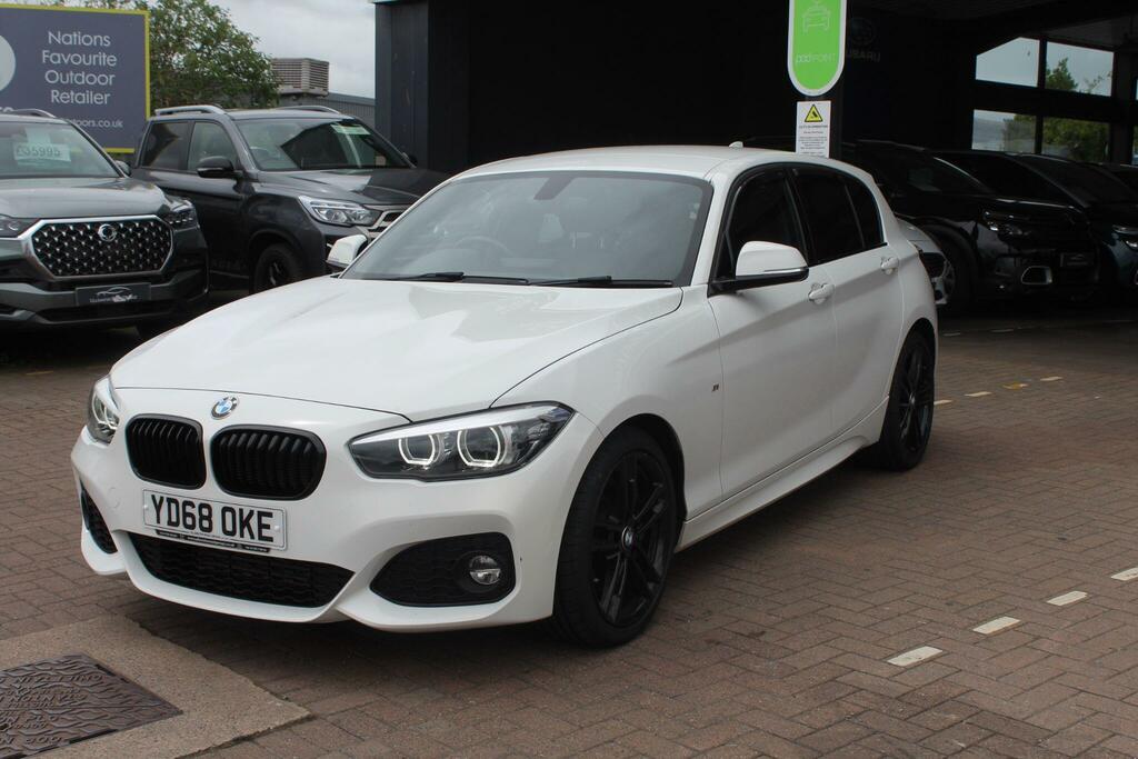 BMW 1 Series Hatchback YD68OKE White #3