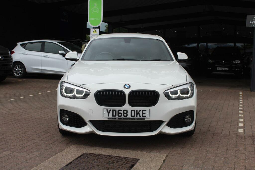 BMW 1 Series Hatchback YD68OKE White #2