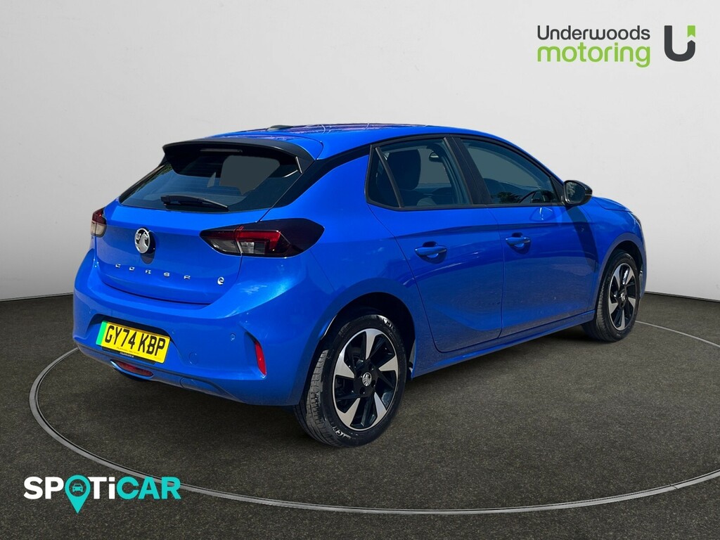 Vauxhall Corsa-e 100Kw Design 50Kwh GY74KBP Blue #4