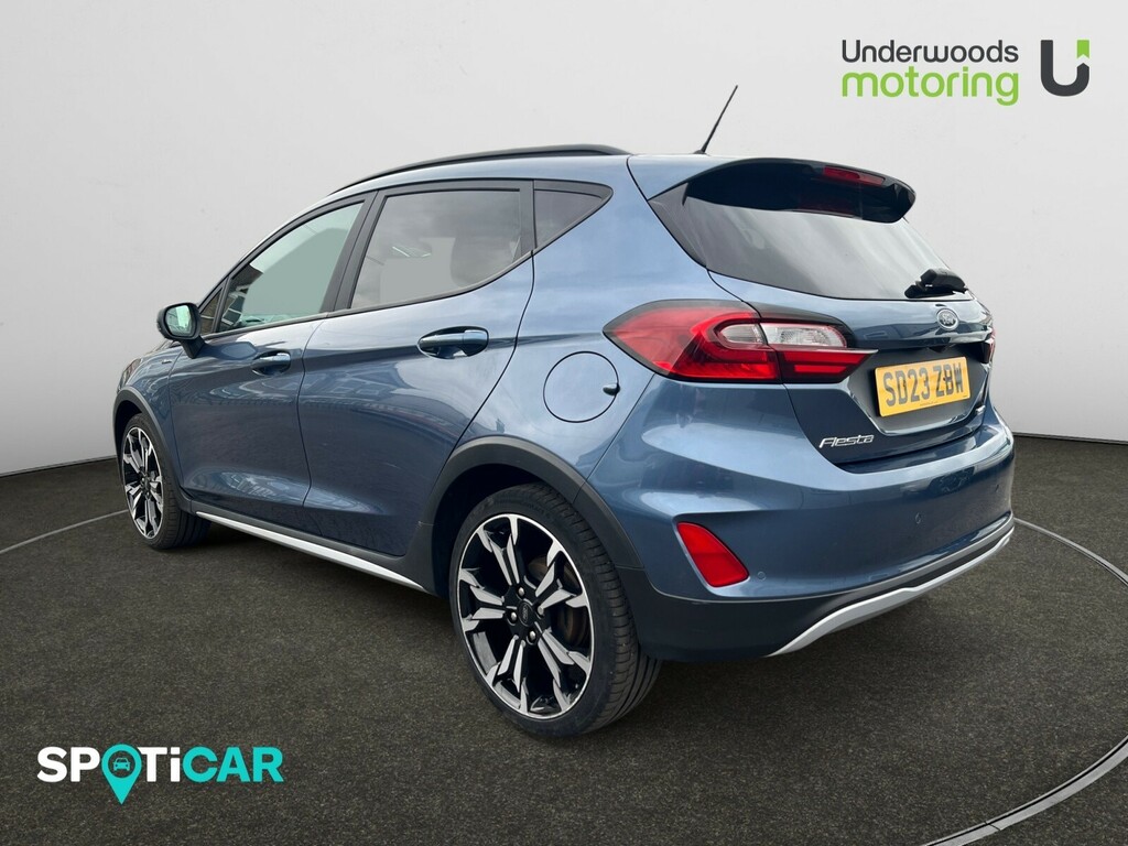 Ford Fiesta 1.0 Ecoboost Hybrid Mhev 125 Active X SD23ZBW Blue #6
