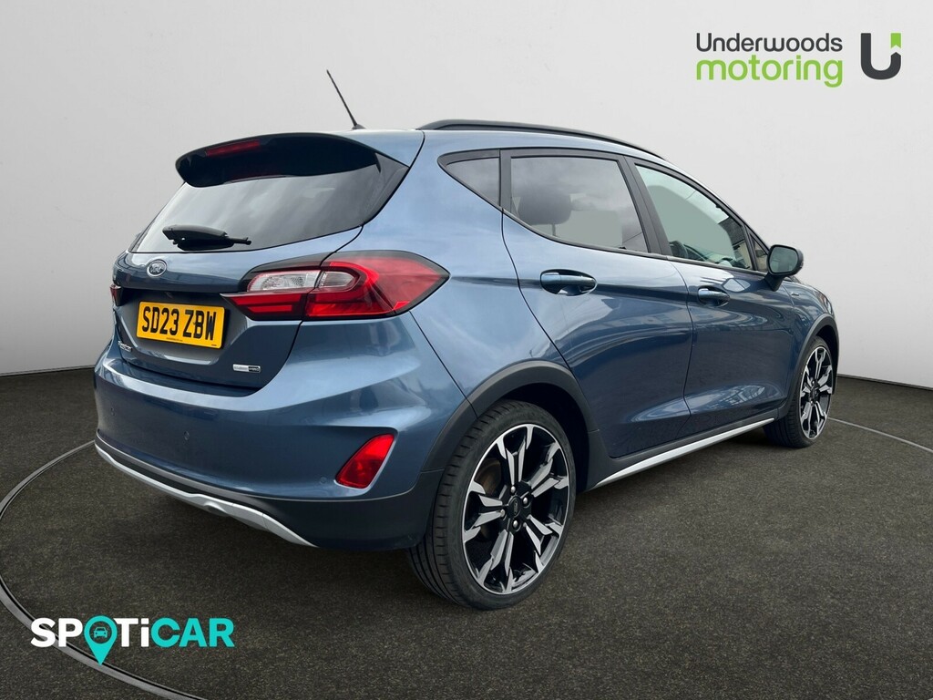 Ford Fiesta 1.0 Ecoboost Hybrid Mhev 125 Active X SD23ZBW Blue #4