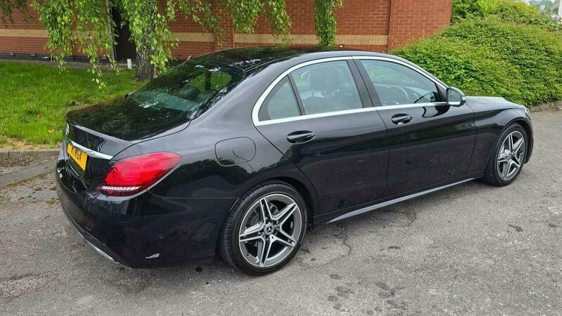 Mercedes-Benz C Class 2.0 C220d Amg Line YM19RWK Black #4
