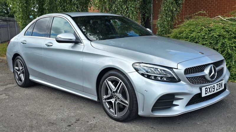 Mercedes-Benz C Class 2.0 C220d Amg Line BX19ZBN Silver #3