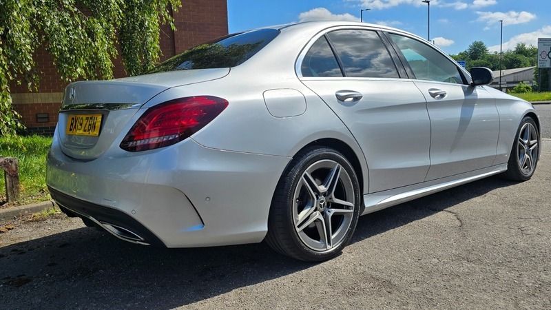 Mercedes-Benz C Class 2.0 C220d Amg Line BX19ZBN Silver #5