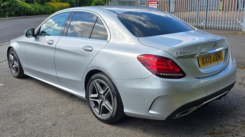 Mercedes-Benz C Class 2.0 C220d Amg Line BX19ZBN Silver #6